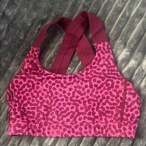 lululemon athletica Pink and Burgundy Sports Bra